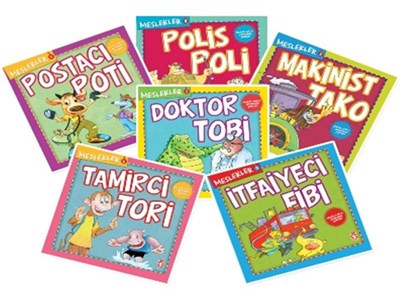 Timaş Okul Öncesi Meslekler Seti (6 Kitap)