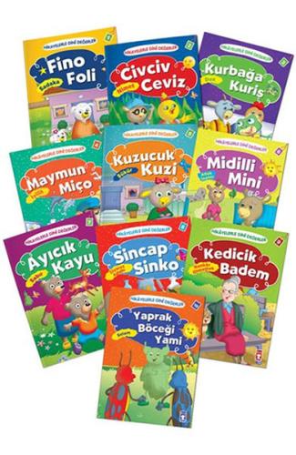 Gülce 1. ve 2. Sınıf Hikayelerle Dini Değerler Hikaye Seti 10 Kitap