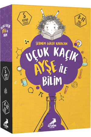 Erdem 2. 3. ve 4. Sınıf Uçuk Kaçık Ayşe ile Bilim Hikaye Seti 5 Kitap