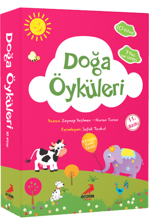 Erdem 2. ve 3. Sınıf Doğa Öyküleri Hikaye Seti 10 Kitap