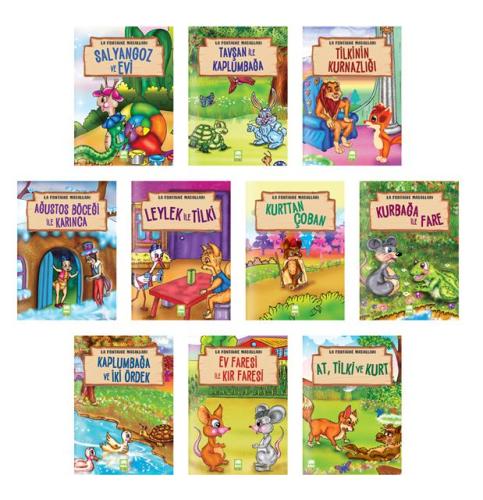 Ema 1. Sınıf La Fontaine Masal Dizisi Küçük Boy 10 Kitap