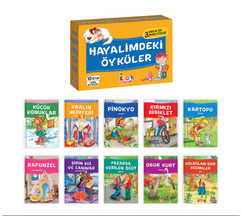 Bıcırık 3. Sınıf Hayalimdeki Öyküler Seti 10 Kitap