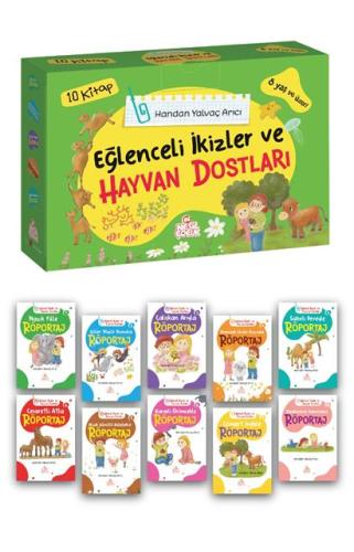 Nesil 3. Sınıf Eğlenceli İkizler ve Hayvan Dostları 10 Kitap