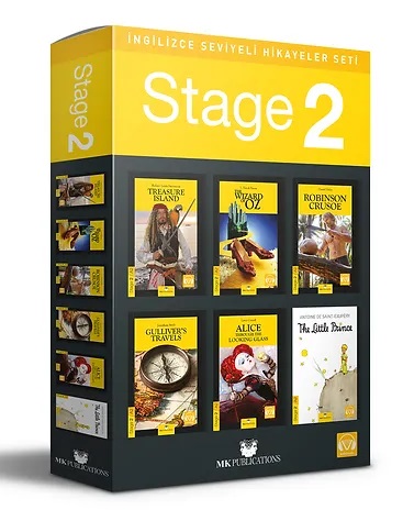 Mk Publications İngilizce Seviyeli Hikayeler Seti 6 Kitap (Stage 2)