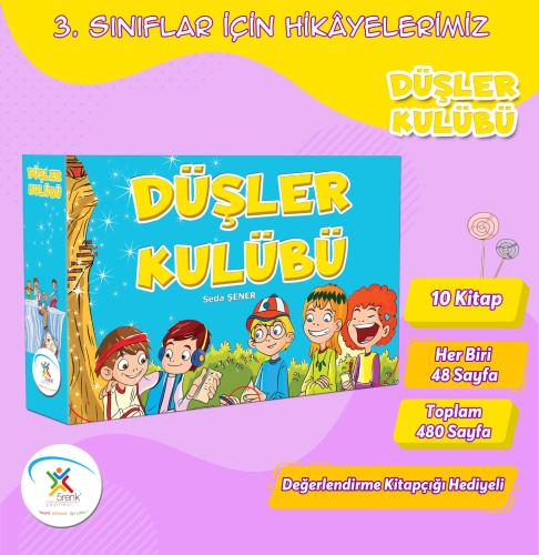 5 Renk 3. Sınıf Düşler Kulübü Hikaye Seti 10 Kitap