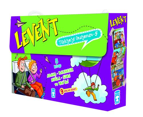 Timaş 3. ve 4. Sınıf Levent Türkiyeyi Geziyorum 5 Kitap (Set 5)