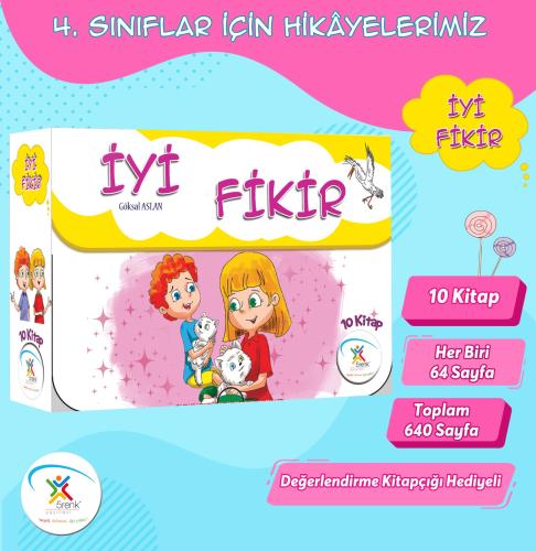 5 Renk 4. Sınıf İyi Fikir Hikaye Seti 10 Kitap