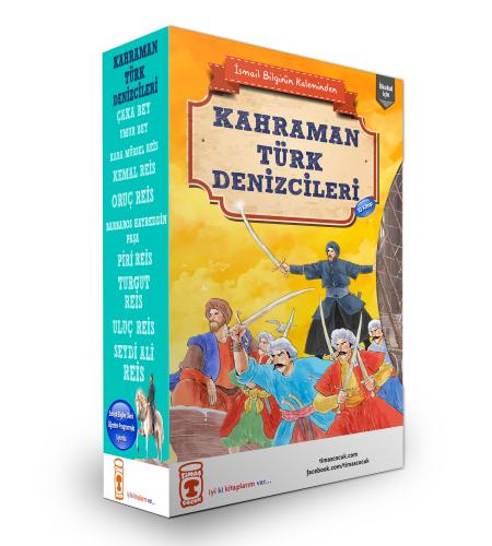 Timaş 3. 4. ve 5. Sınıf Kahraman Türk Denizciler Seti 10 Kitap