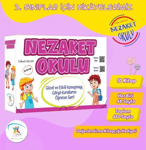 5 Renk Nezaket Okulu Hikaye Seti 10 Kitap