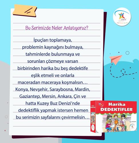 5 Renk 4. Sınıf Harika Dedektifler Hikaye Seti 10 Kitap