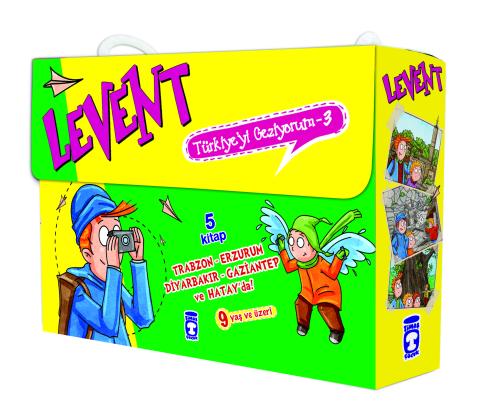 Timaş 3. ve 4. Sınıf Levent Türkiyeyi Geziyorum 5 Kitap (Set 3)