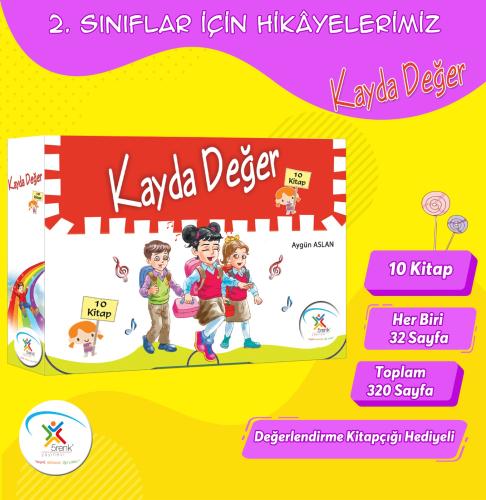 5 Renk 2. Sınıf Kayda Değer Hikaye Seti 10 Kitap