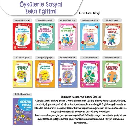 Nesil Okul Öncesi Tali Öykülerle Sosyal Zeka Eğitimi 10 Kitap