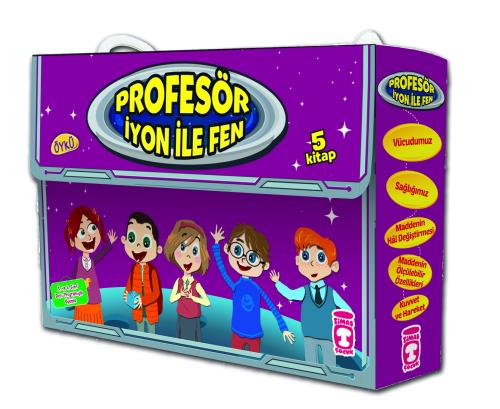 Timaş 4. 5. ve 6. Sınıf Profesör İyon İle Fen 5 Kitap (Set 1)