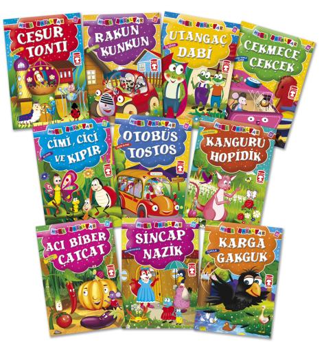 Timaş 1. ve 2. Sınıf Mini Masallar 10 Kitap (Set 2)