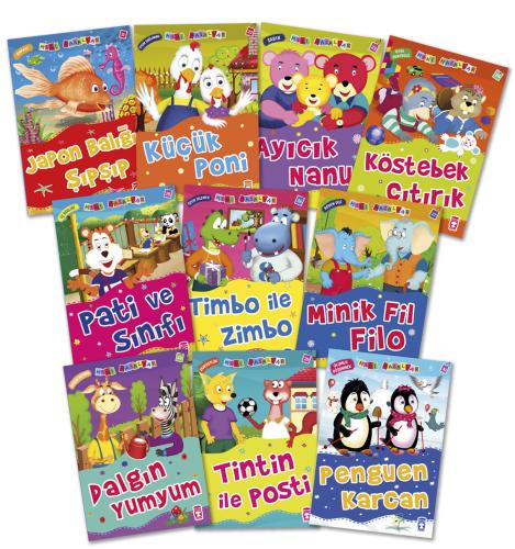 Timaş 1. ve 2. Sınıf Mini Masallar 10 Kitap (Set 3)