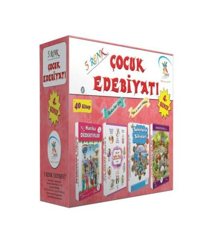 5 Renk 4.Sınıf Çocuk Edebiyatı Hikaye Seti (40 Kitap)