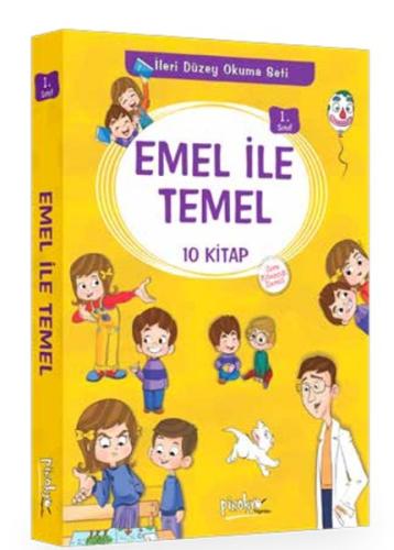 Pinokyo 1. Sınıf Emel İle Temel Serisi İleri Düzey Okuma Seti 10 Kitap