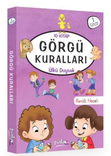 Pinokyo 1. Sınıf Görgü Kuralları Serisi Renkli Heceli 10 Kitap