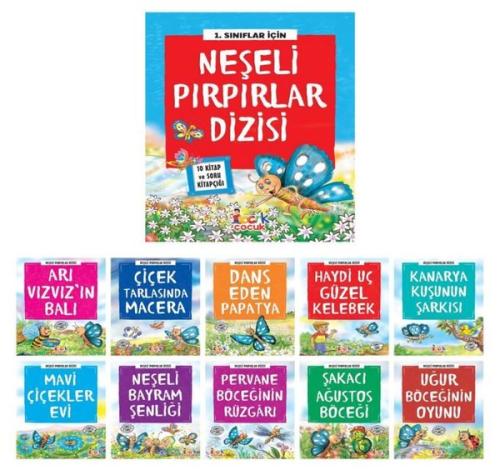 Bıcırık 1. Sınıflar İçin Neşeli Pırpırlar Dizisi Seti 10 Kitap