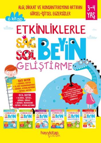 Hayy Kitap Okul Öncesi Etkinliklerle Sağ Beyin Sol Beyin Geliştirme 6 