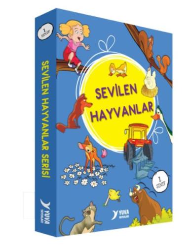 Yuva 1. Sınıf Sevilen Hayvanlar Serisi Düz Yazılı 10 Kitap