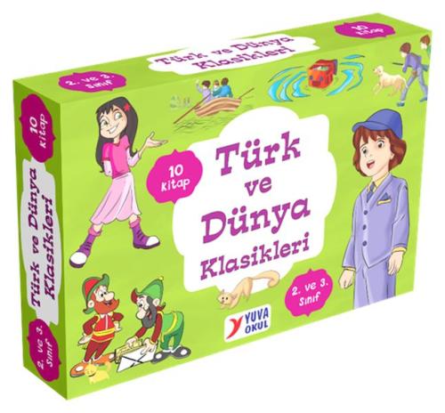 Yuva 2. ve 3. Sınıflar için Türk ve Dünya Klasikleri 10 Kitap