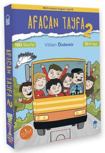 Mavi Kirpi 1. Sınıf Afacan Tayfa Hikaye Seti 2 (10 Kitap)