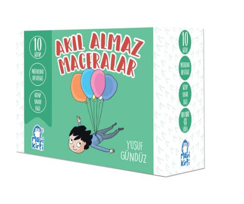 Mavi Kirpi 4. sınıf Akıl Almaz Maceralar Hikaye Seti (10 Kitap)