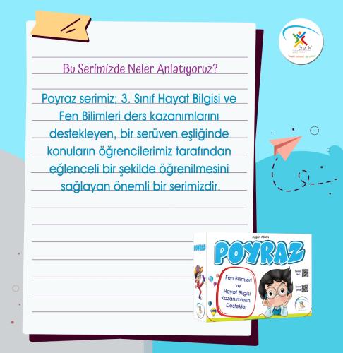 5 Renk 3. Sınıf Poyraz Hikaye Seti 10 Kitap