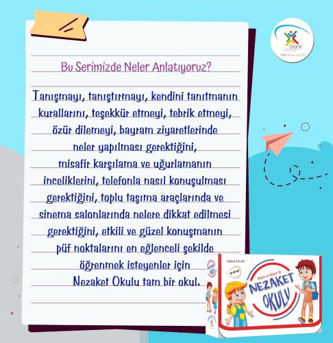 5 Renk Nezaket Okulu Hikaye Seti 10 Kitap