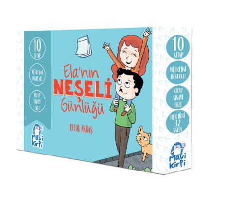 Mavi Kirpi 2. Sınıf Elanın Neşeli Günlüğü Hikaye Seti (10 Kitap)