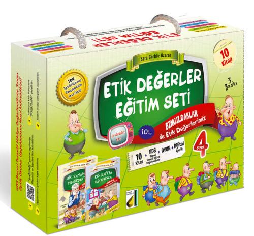 Damla 4. Sınıf Bıngıldaklar İle Etik Değerlerimiz Hikaye Seti 10 Kitap