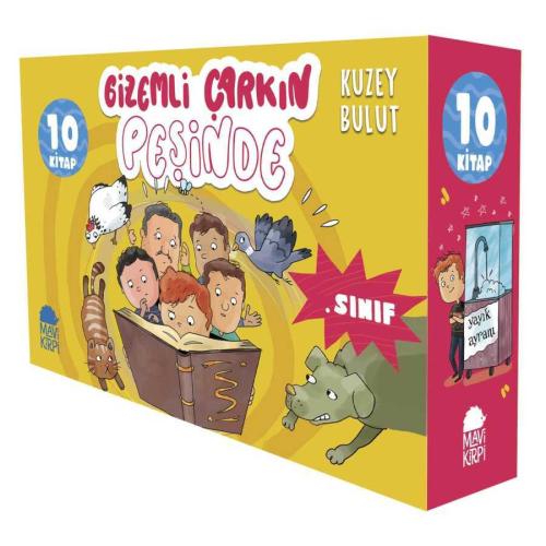 Mavi Kirpi 3. Sınıf Gizemli Çarkın Peşinde Hikaye Seti (10 Kitap)