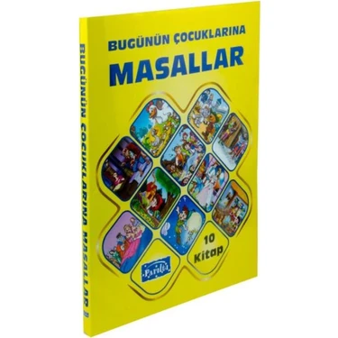 Parıltı 1. ve 2. Sınıf Dev Boy Bugünün Çocuklarına Masallar 10 Kitap