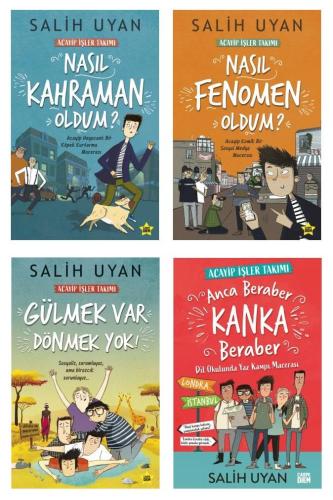 Salih Uyan Acayip İşler Takımı Seti 4 Kitap (5.6.7.8.9.10. Sınıf)