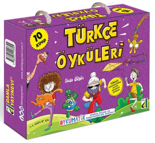 Damla 3. ve 4. Sınıf Türkçe Öyküleri Hikaye Seti 10 Kitap