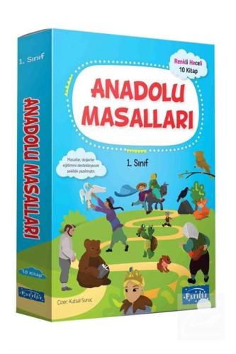 Parıltı 1. Sınıf Anadolu Masalları Renkli Heceli 10 Kitap